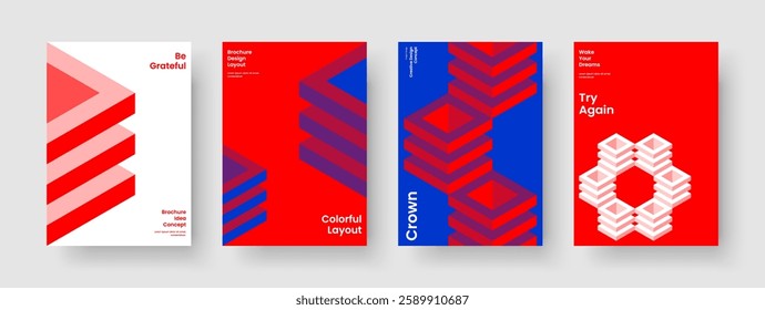 Geometric Report Layout. Isolated Poster Design. Modern Book Cover Template. Background. Flyer. Banner. Business Presentation. Brochure. Portfolio. Notebook. Magazine. Catalog. Brand Identity