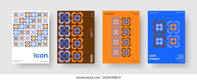 Geometric Report Layout. Modern Banner Template. Abstract Book Cover Design. Brochure. Business Presentation. Background. Poster. Flyer. Leaflet. Newsletter. Catalog. Advertising. Brand Identity