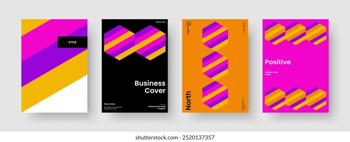 Diseño de informe geométrico. Diseño moderno de la cubierta del libro. Plantilla Abstractas de presentación empresarial. Folleto. Anuncio. Antecedentes. Cartel. Volante. Publicidad. Identidad de marca. Catálogo. Cartera. Manual