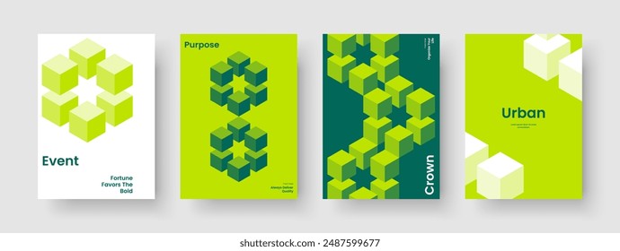 Geometric Report Layout. Modern Brochure Template. Isolated Background Design. Poster. Banner. Flyer. Book Cover. Business Presentation. Leaflet. Brand Identity. Notebook. Advertising. Newsletter
