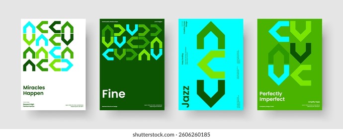 Geometric Report Layout. Modern Business Presentation Template. Isolated Background Design. Brochure. Book Cover. Banner. Poster. Flyer. Portfolio. Newsletter. Brand Identity. Journal. Advertising