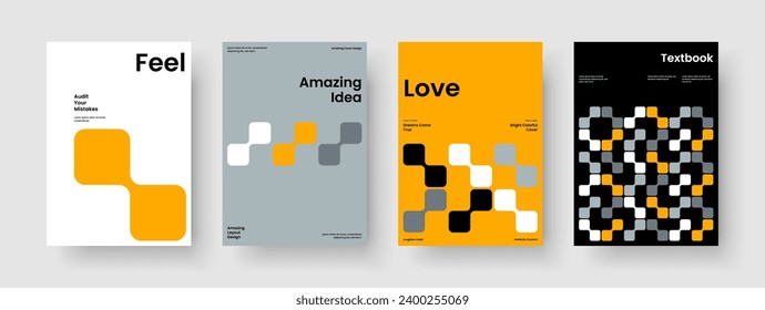 Geometric Report Layout. Modern Flyer Design. Abstract Brochure Template. Poster. Banner. Background. Book Cover. Business Presentation. Advertising. Journal. Newsletter. Pamphlet. Notebook