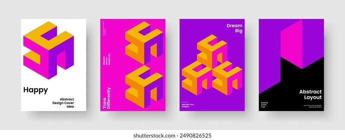 Geometric Report Layout. Modern Poster Design. Creative Background Template. Business Presentation. Book Cover. Brochure. Flyer. Banner. Leaflet. Portfolio. Pamphlet. Brand Identity. Notebook