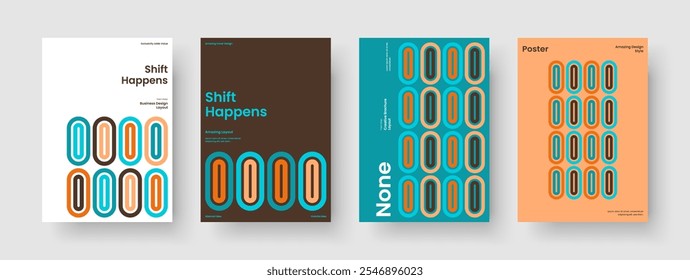 Vorlage für geometrische Berichte. Abstraktes Hintergrundlayout. Modernes Posterdesign. Broschüre. Buchumschlag. Geschäftspräsentation. Banner. Flyer. Packungsbeilage. Werbung. Katalog. Handzettel Notebook