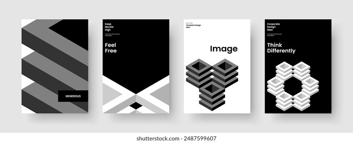 Geometric Report Template. Abstract Brochure Design. Isolated Business Presentation Layout. Poster. Book Cover. Background. Flyer. Banner. Pamphlet. Catalog. Handbill. Portfolio. Advertising