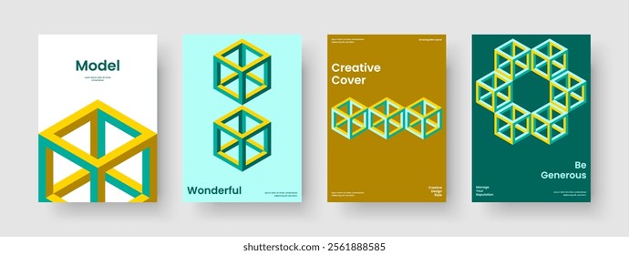 Geometric Report Template. Abstract Business Presentation Design. Isolated Brochure Layout. Book Cover. Poster. Flyer. Banner. Background. Leaflet. Notebook. Catalog. Portfolio. Magazine