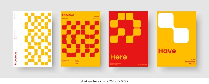 Geometric Report Template. Abstract Poster Layout. Isolated Flyer Design. Book Cover. Background. Banner. Brochure. Business Presentation. Advertising. Brand Identity. Pamphlet. Notebook. Journal