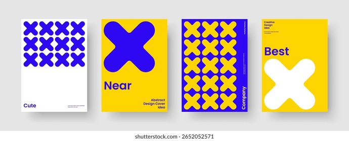 Geometric Report Template. Creative Background Design. Modern Business Presentation Layout. Flyer. Book Cover. Poster. Brochure. Banner. Journal. Pamphlet. Advertising. Handbill. Notebook