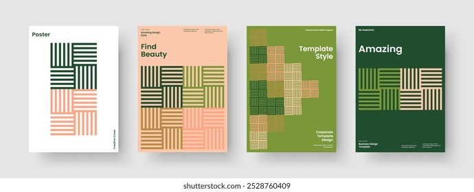 Geometric Report Template. Creative Business Presentation Layout. Abstract Brochure Design. Poster. Book Cover. Banner. Background. Flyer. Brand Identity. Handbill. Pamphlet. Journal. Advertising