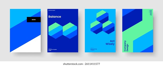 Geometric Report Template. Creative Business Presentation Design. Abstract Background Layout. Flyer. Brochure. Banner. Book Cover. Poster. Magazine. Catalog. Advertising. Leaflet. Pamphlet