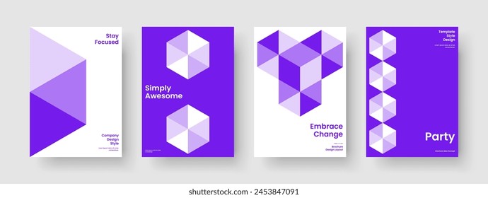 Geometric Report Template. Creative Poster Layout. Isolated Banner Design. Brochure. Business Presentation. Background. Flyer. Book Cover. Leaflet. Catalog. Newsletter. Portfolio. Handbill