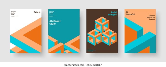 Geometric Report Template. Isolated Banner Design. Creative Poster Layout. Flyer. Book Cover. Brochure. Business Presentation. Background. Advertising. Magazine. Newsletter. Catalog. Pamphlet