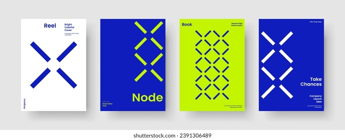 Geometric Report Template. Isolated Book Cover Layout. Creative Business Presentation Design. Brochure. Background. Banner. Flyer. Poster. Magazine. Notebook. Brand Identity. Portfolio. Journal