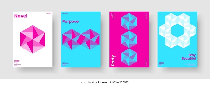 Geometric Report Template. Isolated Brochure Design. Creative Book Cover Layout. Flyer. Business Presentation. Banner. Background. Poster. Catalog. Pamphlet. Handbill. Journal. Leaflet. Advertising