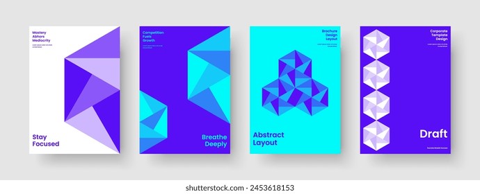 Geometric Report Template. Isolated Flyer Layout. Creative Poster Design. Book Cover. Brochure. Business Presentation. Banner. Background. Newsletter. Advertising. Brand Identity. Journal. Notebook
