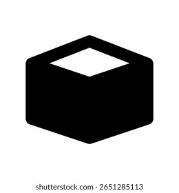 Geometric representation of a single carbon fuel briquette