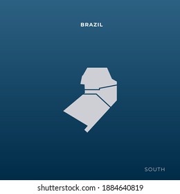 Geometric representation of the south region states of Brazil