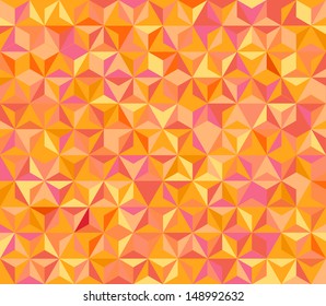 Geometric retro background - vector illustration