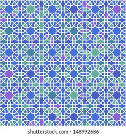 Geometric retro background - vector illustration