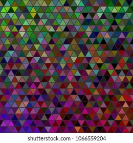 Geometric retro low poly triangle grid pattern background design