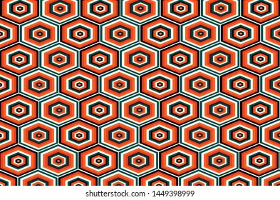 Geometric retro patterns. batik style Digital design