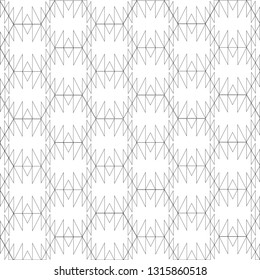 Geometric retro seamless pattern. Vector illustration for your graphic design.