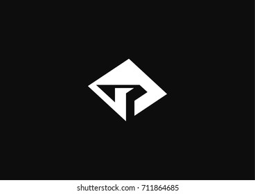 Geometric rhombus icon logo