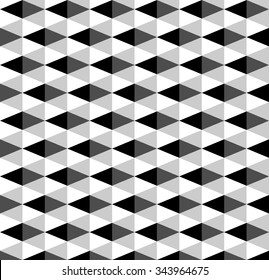 geometric rhombus pattern background with monochrome
