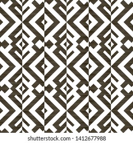 Geometric rhombus pattern. Geometrical ornaments. Checkered squares abstract seamless vector background.