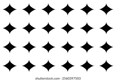 Geometric Rhombus Shape Pattern, Diamond Shapes. Vector Illustration