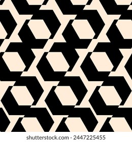 Geometric Rhythm Decorative seamless pattern. Repeating background. Tileable wallpaper print.