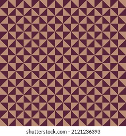 Geometric rotating triangle tessellation seamless pattern. High quality vector illustration. Perfect for textile, wallpaper, and backgrounds.