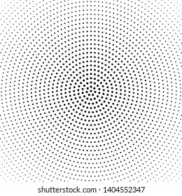 Geometric round dot pattern background - abstract  vector illustration from circles