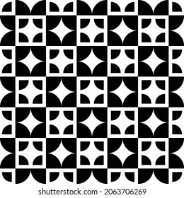 geometric round square black pattern background texture abstract design