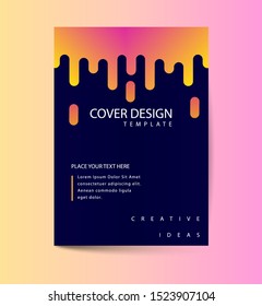 Geometric rounded line background Template for covers, flyers, banners, posters and placards, may be used for presentations and books, EPS10 vector illustration