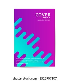 Geometric rounded line background Template for covers, flyers, banners, posters and placards, may be used for presentations and books, EPS10 vector illustration