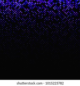 Geometric rounded square pattern background - vector graphic