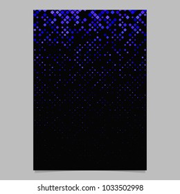 Geometric rounded square pattern background page template - vector graphic design