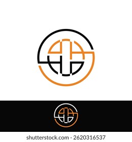 GEOMETRISCHE S LOGO DESIGN IDEE VEKTOR.e