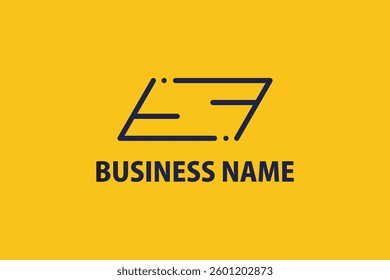 Geometric S Symbol Logo Template Design Vector. Unique and geometric letter S logo with a contemporary feel. Perfect for tech startups, creative agencies, or minimalist brands.