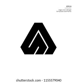 Geometric SA Logo icon design template elements