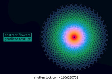 geometric sacred floral light  texture abstract display