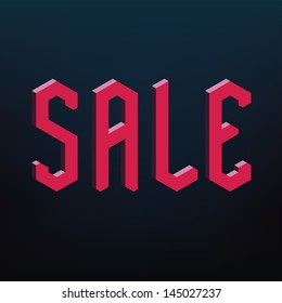 geometric sale text