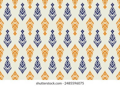 Geometric saree ethnic seamless pattern. abstract illustration. design for geometric pattern wallpaper. Tribal ethnic vector texture. Aztec style. Folk embroidery. Indian, Scandinavian, African rug.
