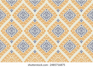 Geometric saree ethnic seamless pattern. abstract illustration. design for geometric pattern wallpaper. Tribal ethnic vector texture. Aztec style. Folk embroidery. Indian, Scandinavian, African rug.