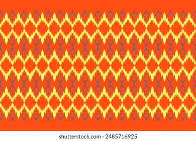 Geometric saree ethnic seamless pattern. abstract illustration. design for geometric pattern wallpaper. Tribal ethnic vector texture. Aztec style. Folk embroidery. Indian, Scandinavian, African rug.