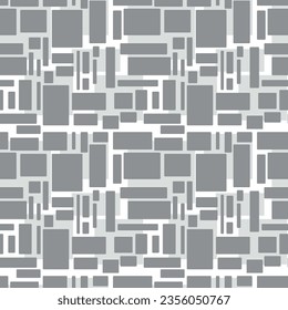 geometrisches skandinavisches Muster für den Druck auf Stoffverpackungshintergrund für soziale Netzwerke Website-Quadrate Rechtecke graue ruhige schöne Farbe