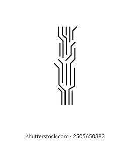 Geometric Sci-fi Shape Vector Illustration