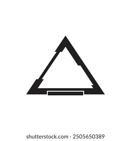 Geometric Sci-fi Shape Vector Illustration