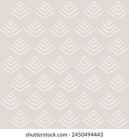 Geometric sea fabric pattern on boho style background